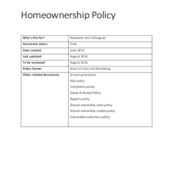 Homeownership Policy Review thumbnail icon